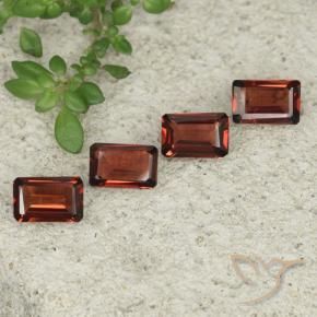 Gemme di Granato Piropo Rosso scarlatto naturale da 2.17 ct, Ottagonale / Taglio smeraldo, VS