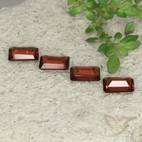 Gemme di Granato Piropo Rosso scarlatto naturale da 2.17 ct, Ottagonale / Taglio smeraldo, VS