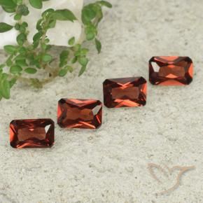 Gemme di Granato Piropo Rosso scuro naturale da 2.17 ct, Ottagonale / Taglio smeraldo, VVS-VS