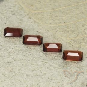 Gemme di Granato Piropo Rosso scuro naturale da 2.64 ct, Ottagonale / Taglio smeraldo, VS