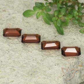 Gemme di Granato Piropo Rosso medio naturale da 2.18 ct, Ottagonale / Taglio smeraldo, VS