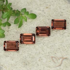 Gemme di Granato Piropo Rosso scuro naturale da 2.65 ct, Ottagonale / Taglio smeraldo, VS
