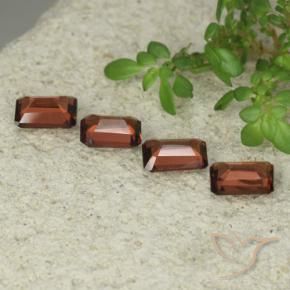 Gemme di Granato Piropo Rosso scuro naturale da 2.65 ct, Ottagonale / Taglio smeraldo, VS