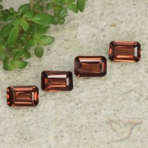 Gemme di Granato Piropo Rosso medio naturale da 1.99 ct, Ottagonale / Taglio smeraldo, VS