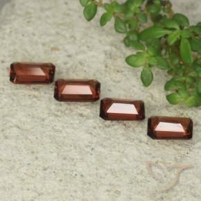 Gemme di Granato Piropo Rosso medio naturale da 1.99 ct, Ottagonale / Taglio smeraldo, VS