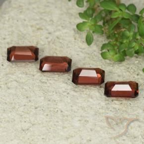 Gemme di Granato Piropo Rosso medio naturale da 2.70 ct, Ottagonale / Taglio smeraldo, VS