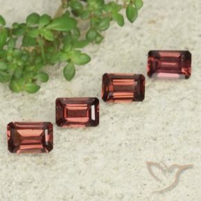 Gemme di Granato Piropo Rosso bacca intenso naturale da 2.61 ct, Ottagonale / Taglio smeraldo, VS