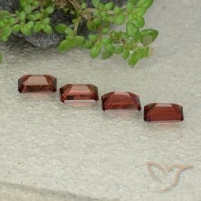 Gemme di Granato Piropo Rosso scuro naturale da 2.45 ct, Ottagonale / Taglio smeraldo, VS