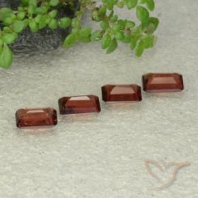 Gemme di Granato Piropo Rosso medio naturale da 2.12 ct, Ottagonale / Taglio smeraldo, VS