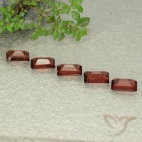 Gemme di Granato Piropo Rosso scarlatto naturale da 2.94 ct, Ottagonale / Taglio smeraldo, VS