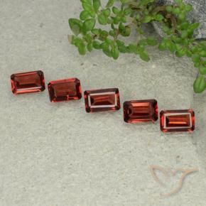 Gemme di Granato Piropo Rosso scarlatto naturale da 2.42 ct, Ottagonale / Taglio smeraldo, VS