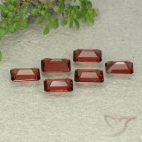 Gemme di Granato Piropo Rosso scuro naturale da 3.03 ct, Ottagonale / Taglio smeraldo, VS