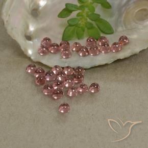 Gemme di Granato Piropo Tono rosso scarlatto naturale da 1.99 ct, Rotondo, Trasparente