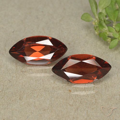 2.12ctw Naturale Sangria rossa Granato Piropo, Taglio marquise, VVS-VS