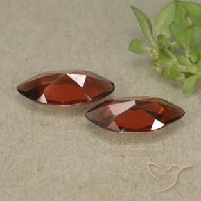 Gemme di Granato Piropo Sangria rossa naturale da 2.12 ct, Taglio marquise, VVS-VS