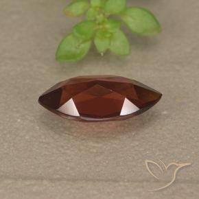 Granato Piropo Rosso scuro naturale da 1.19 ct, Taglio marquise, VVS-VS