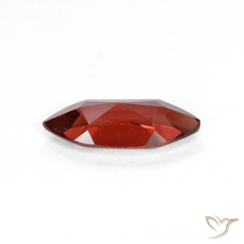 Granato Piropo Rosso Merlot naturale da 1.09 ct, Taglio marquise, VVS-VS
