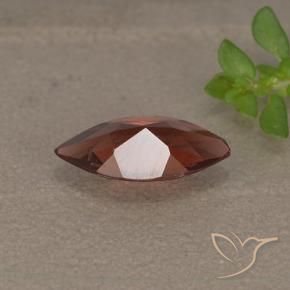 Granato piropo naturale rosso da 1,04 ct, marchesa, VVS-VS