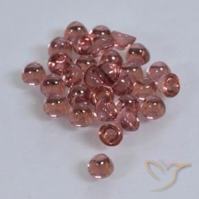 Gemme di Granato Piropo Rosso scuro naturale da 2.00 ct, Rotondo, Trasparente