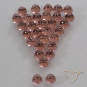 Gemme di Granato Piropo Rosso caldo naturale da 2.04 ct, Rotondo, Trasparente