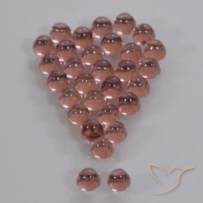 Gemme di Granato Piropo Rosso medio naturale da 1.99 ct, Rotondo, Trasparente
