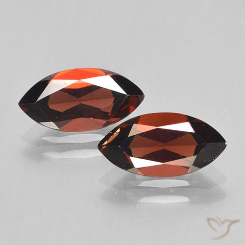 4.00ctw Naturale Rosso scuro Granato Piropo, Taglio marquise, VVS-VS