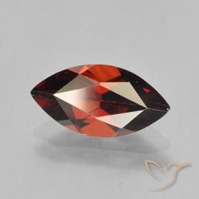 Granato Piropo Sangria rossa naturale da 1.84 ct, Taglio marquise, VVS-VS