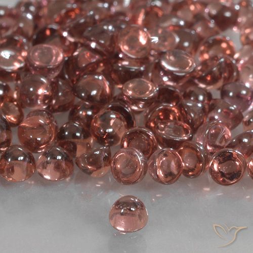 0.07ct Naturale Tono rosso scarlatto Granato Piropo, Rotondo, Trasparente