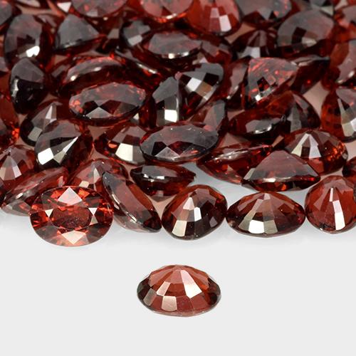Granato Piropo Rosso scuro naturale da 1.06 ct, Ovale, VVS-VS