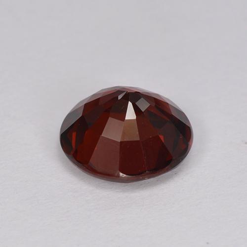 Granato Piropo Rosso naturale da 1.58 ct, Taglio rotondo, VS