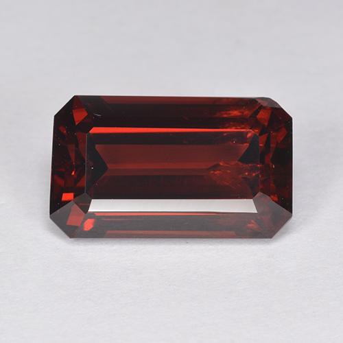 Granato Piropo Rosso naturale da 5.19 ct, Taglio smeraldo, VS-SI