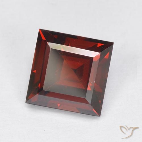 2.29ct Naturale Rosso Sangue Profondo Granato Piropo, Quadrato, VVS-VS