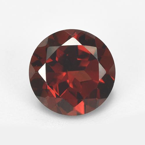 Granato Piropo Rosso Sangue Profondo naturale da 1.63 ct, Taglio rotondo, VVS-VS