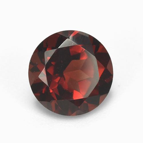 Granato Piropo Rosso Sangue Profondo naturale da 1.63 ct, Taglio rotondo, VVS-VS