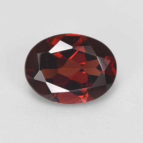 Granato piropo naturale rosso da 2,02 ct, taglio ovale, VVS