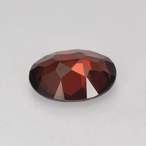 Granato Piropo Rosso scuro naturale da 2.02 ct, Taglio ovale, VVS