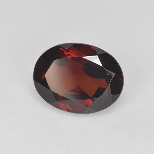 Granato Piropo Rosso Sangue Profondo naturale da 1.83 ct, Taglio ovale, VVS