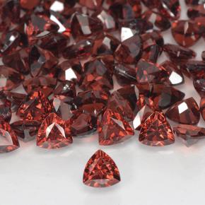 Granato piropo naturale rosso da 0,32 ct, trillion, VVS-VS