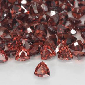 Granato piropo naturale rosso da 0,32 ct, trillion, VVS-VS