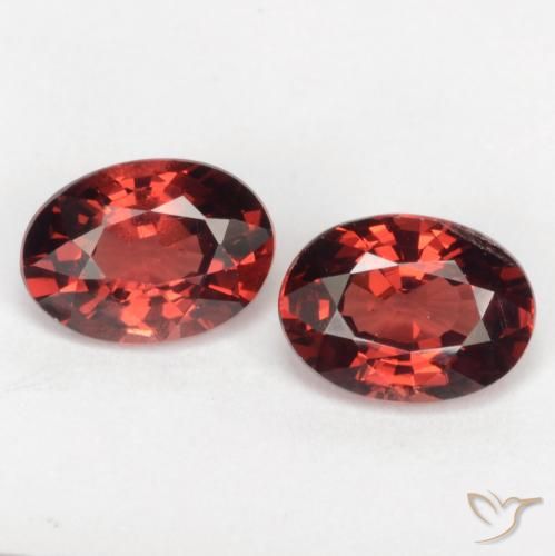 2.07ctw Naturale Rosso scuro Granato Piropo, Ovale, VS
