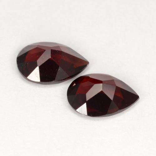Granato piropo naturale rosso da 1,51 ct, taglio a pera, VVS-VS