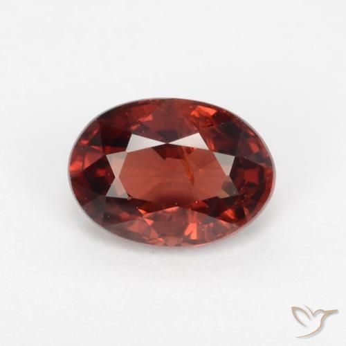 Granato Piropo Ribes Rosso naturale da 1.06 ct, Ovale, VS-SI