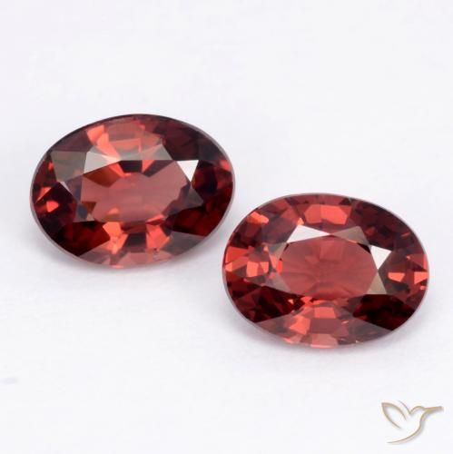 1.98ctw Naturale Rosso scuro Granato Piropo, Ovale, VVS-VS