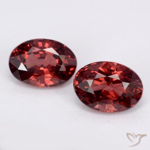 2.36ctw Naturale Rosso scuro Granato Piropo, Ovale, VS