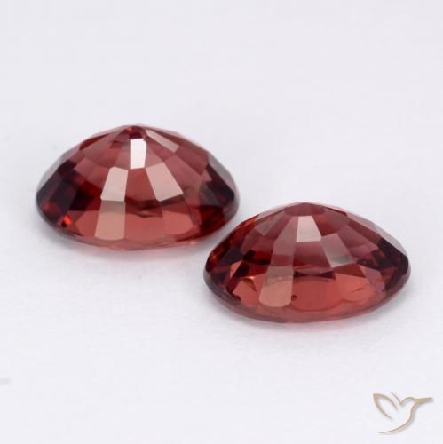 Gemme di Granato Piropo Rosso scuro naturale da 2.36 ct, Ovale, VS