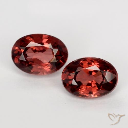 1.93ctw Naturale Rosso scuro Granato Piropo, Ovale, VVS-VS