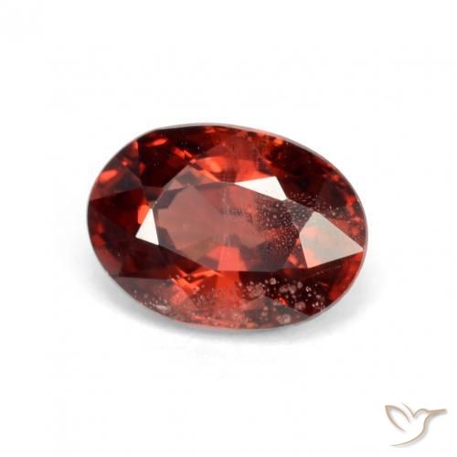 Granato Piropo Rosso scuro naturale da 1.20 ct, Ovale, VS-SI