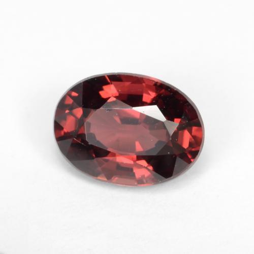 Granato piropo naturale rosso da 1,11 ct, taglio ovale, VVS-VS