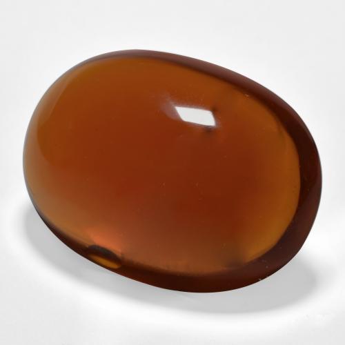 Granato Piropo Rosso medio naturale da 46.09 ct, Ovale, Trasparente
