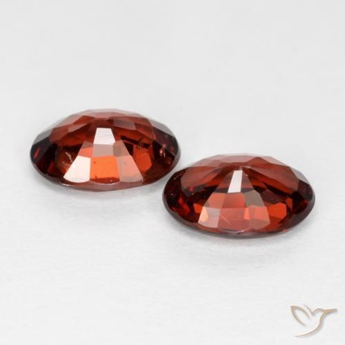 Gemme di Granato Piropo Rosso medio naturale da 1.82 ct, Ovale, VS